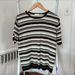 Croft & Barrow knit striped top